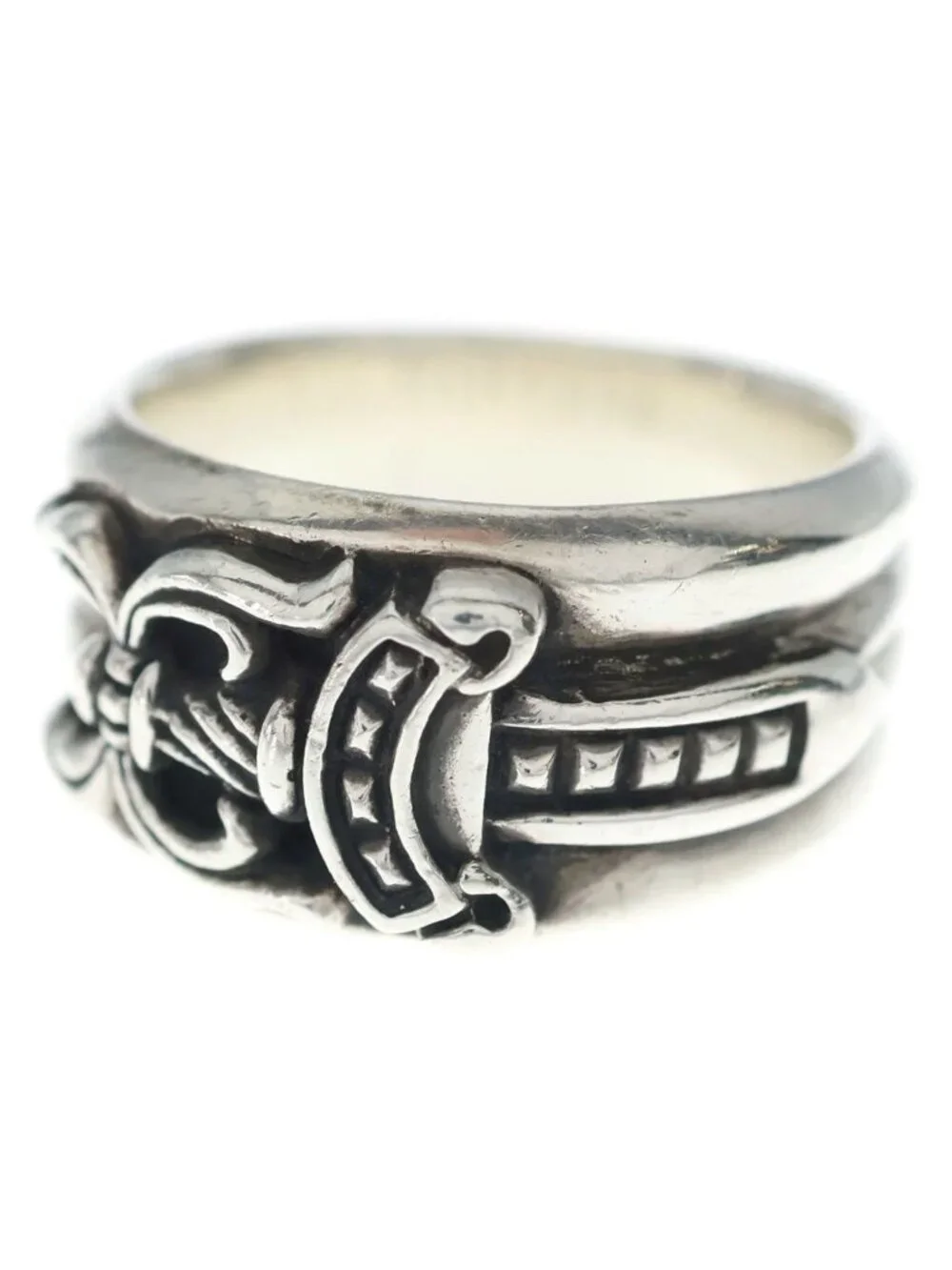 Chrome Hearts Dagger Ring Silver